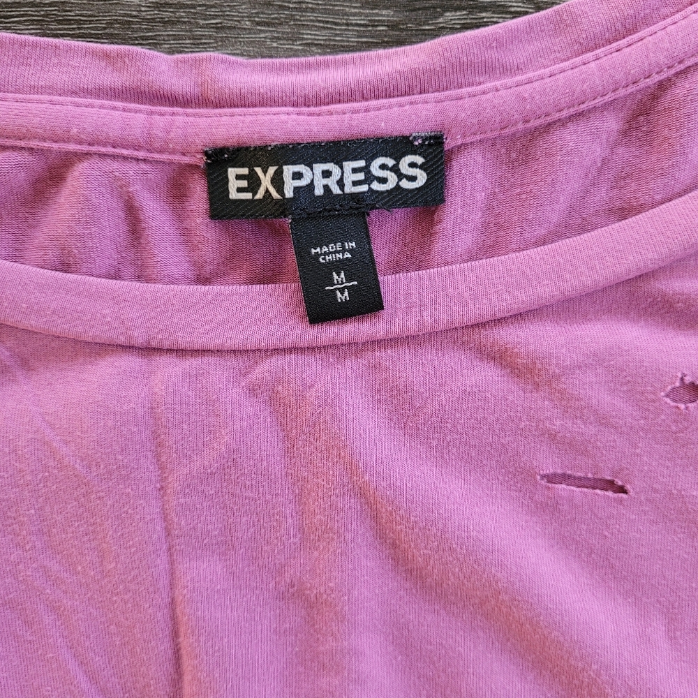 Express Distressed Shirt - Picture 2 of 4